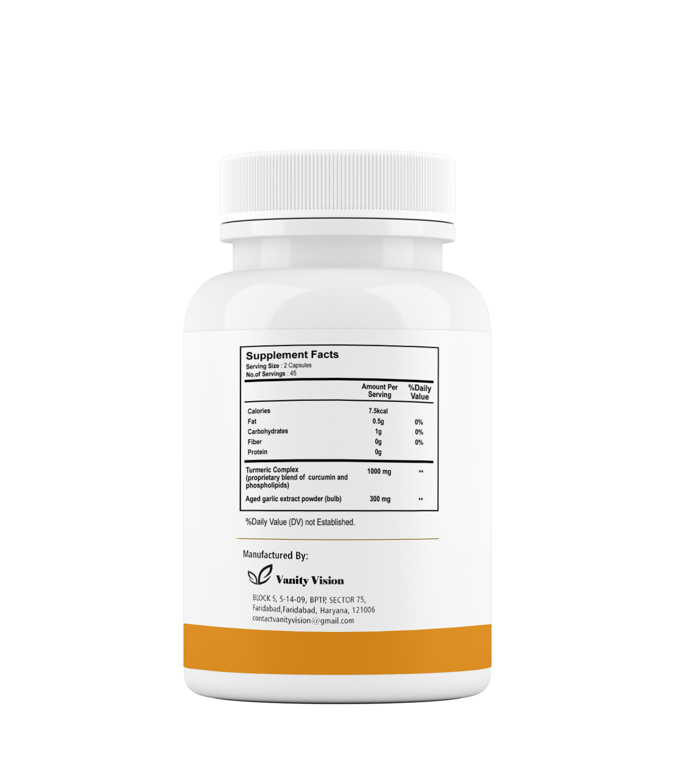 Curcumin with Turmeric Capsules ODM OEM Supply