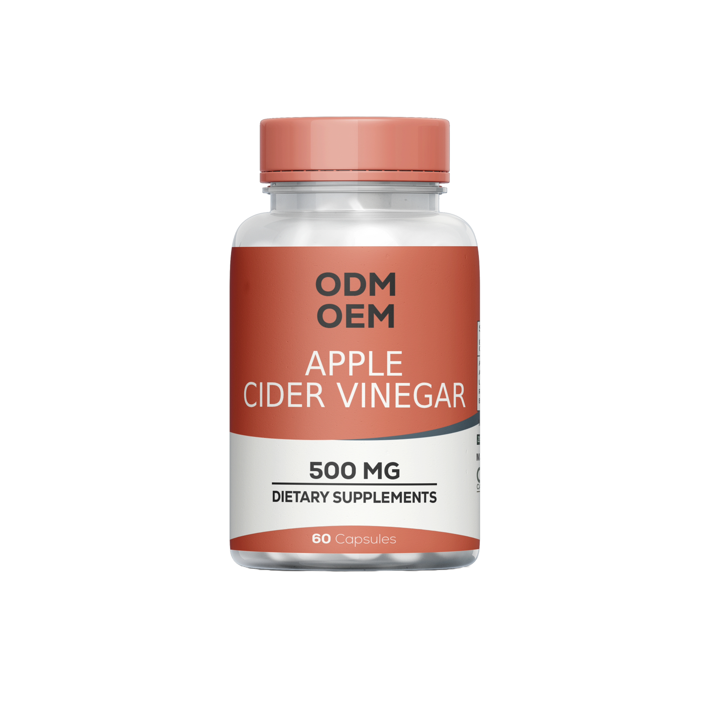 Apple Cider Vinegar 500mg Capsules – Natural Detox, Digestive Support, and Healthy Metabolism