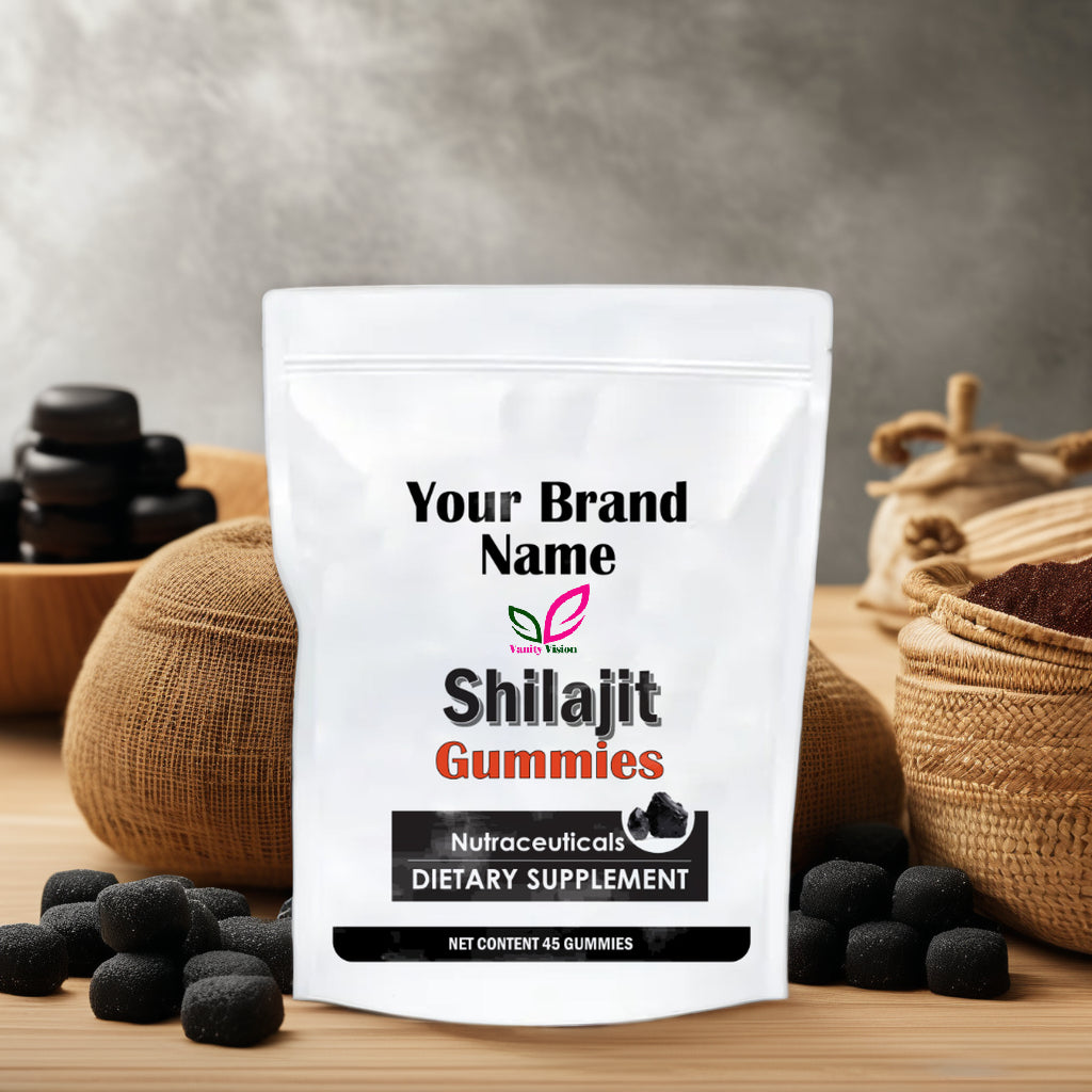 Shilajit Gummies 45 Count | Vitality & Energy Support | Private Label | Vanity Vision
