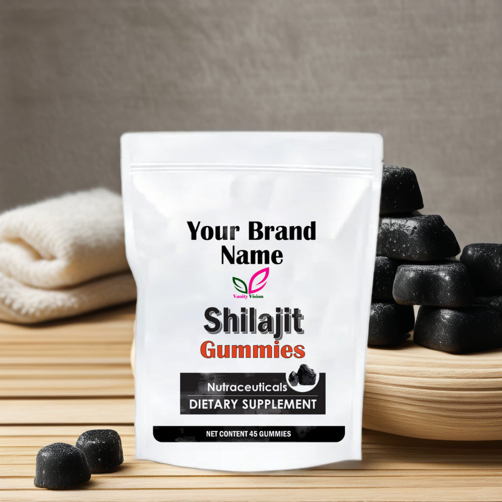 Shilajit Gummies 45 Count | Vitality & Energy Support | Private Label | Vanity Vision