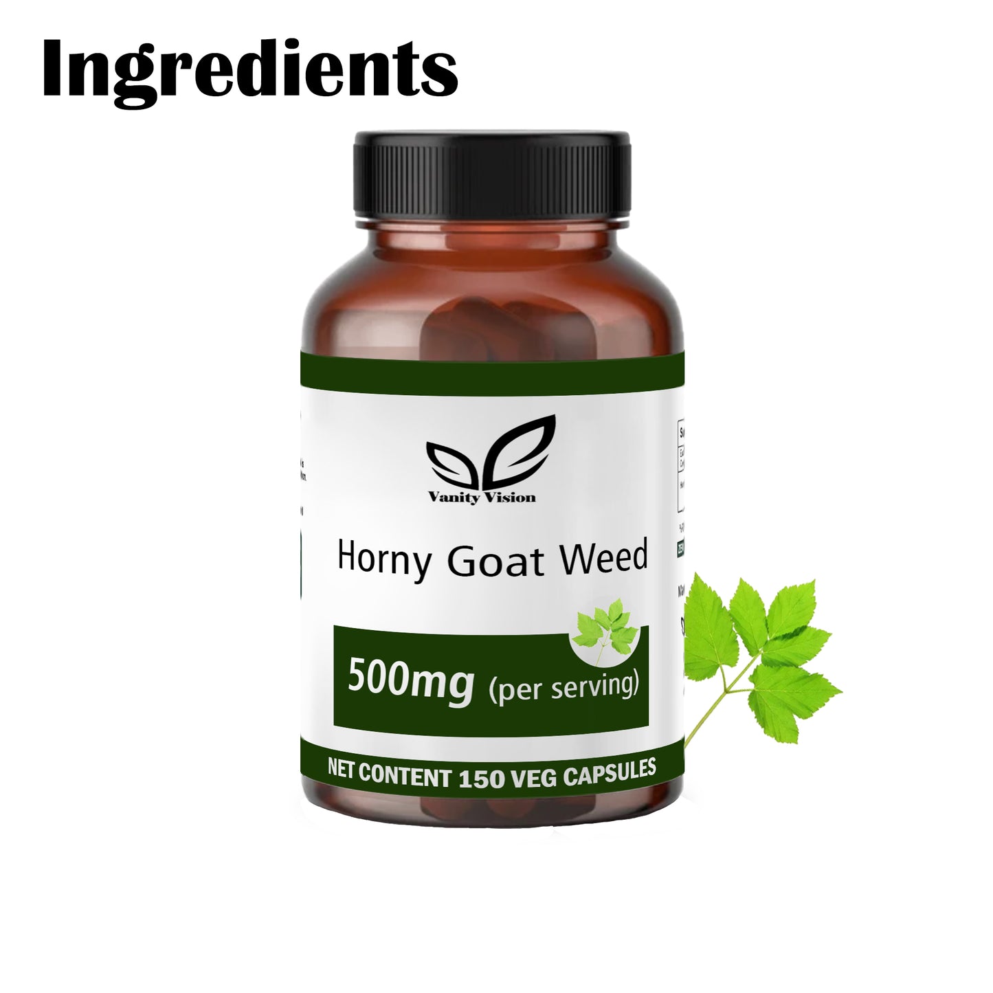 Horny Goat Weed 500mg Capsules