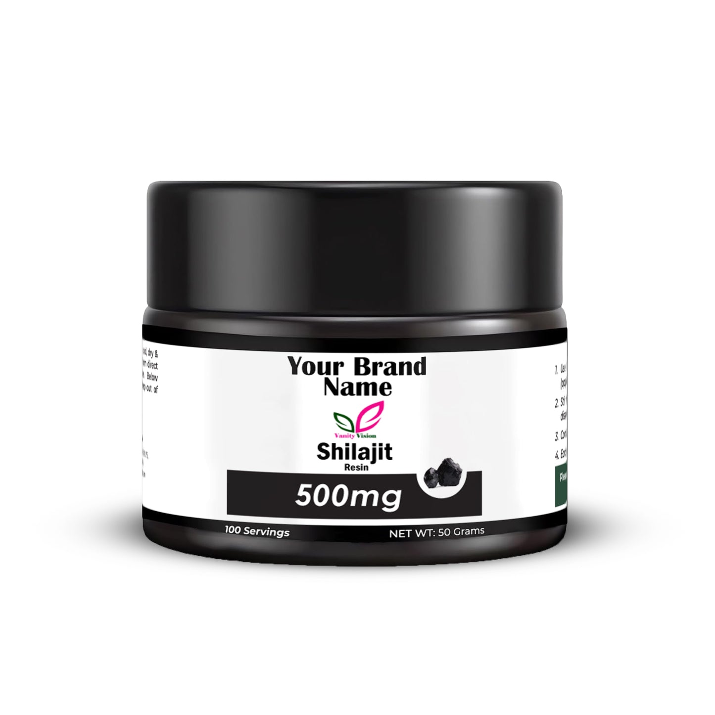 Shilajit Resin 50g for ODM & OEM | Private Label Branding | Vanity Vision