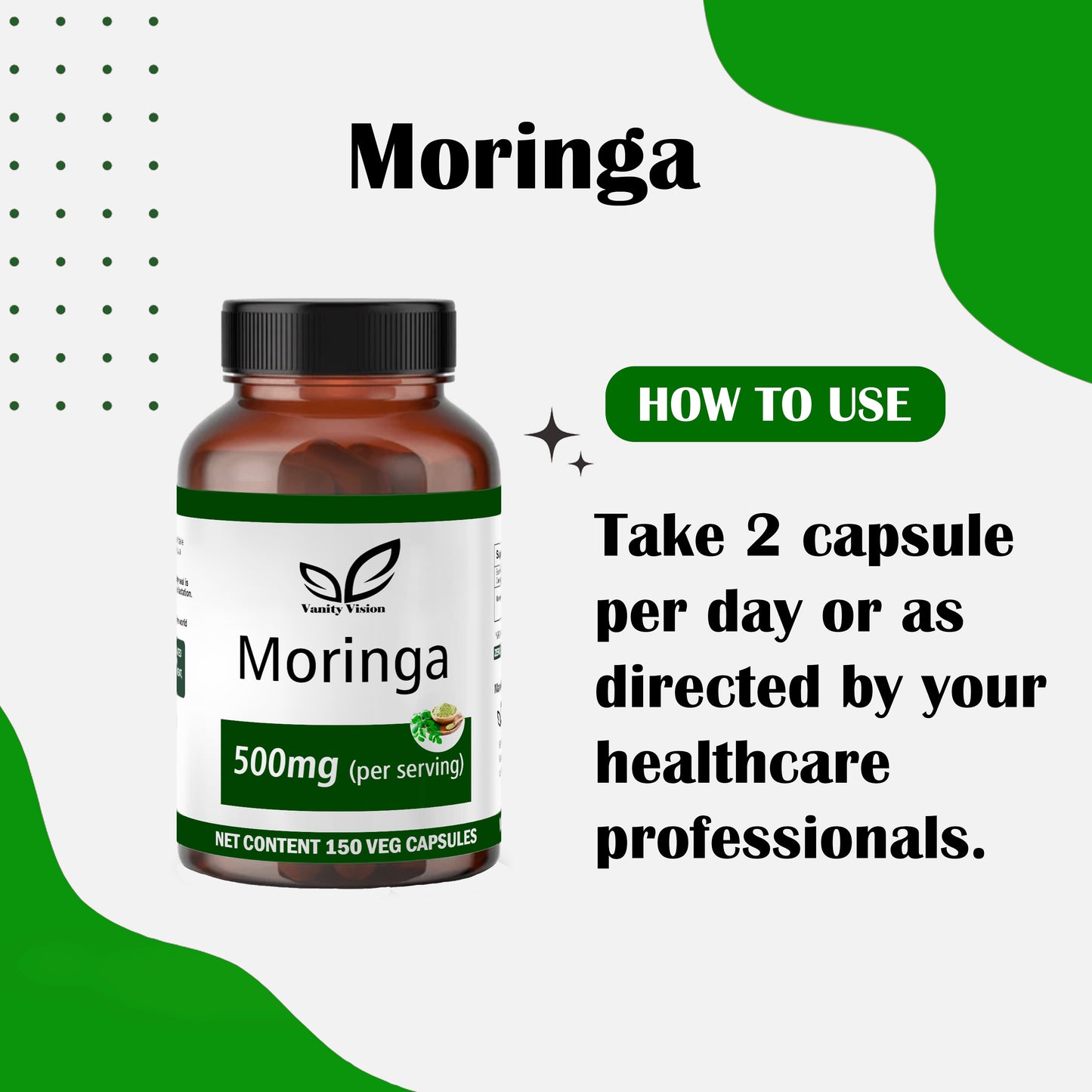 Moringa 500mg Capsules: A Natural Powerhouse for Your Health and Wellness