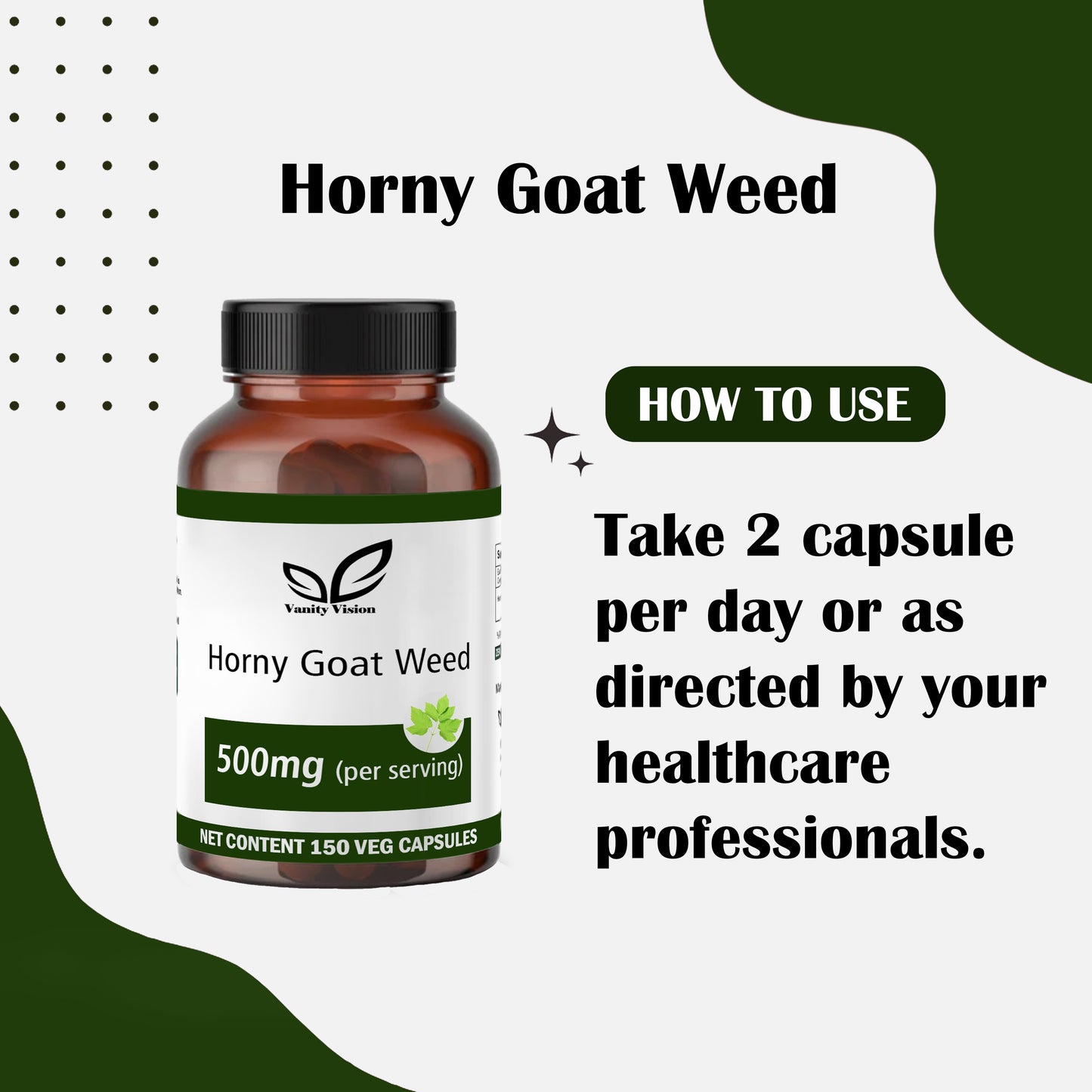 Horny Goat Weed 500mg Capsules