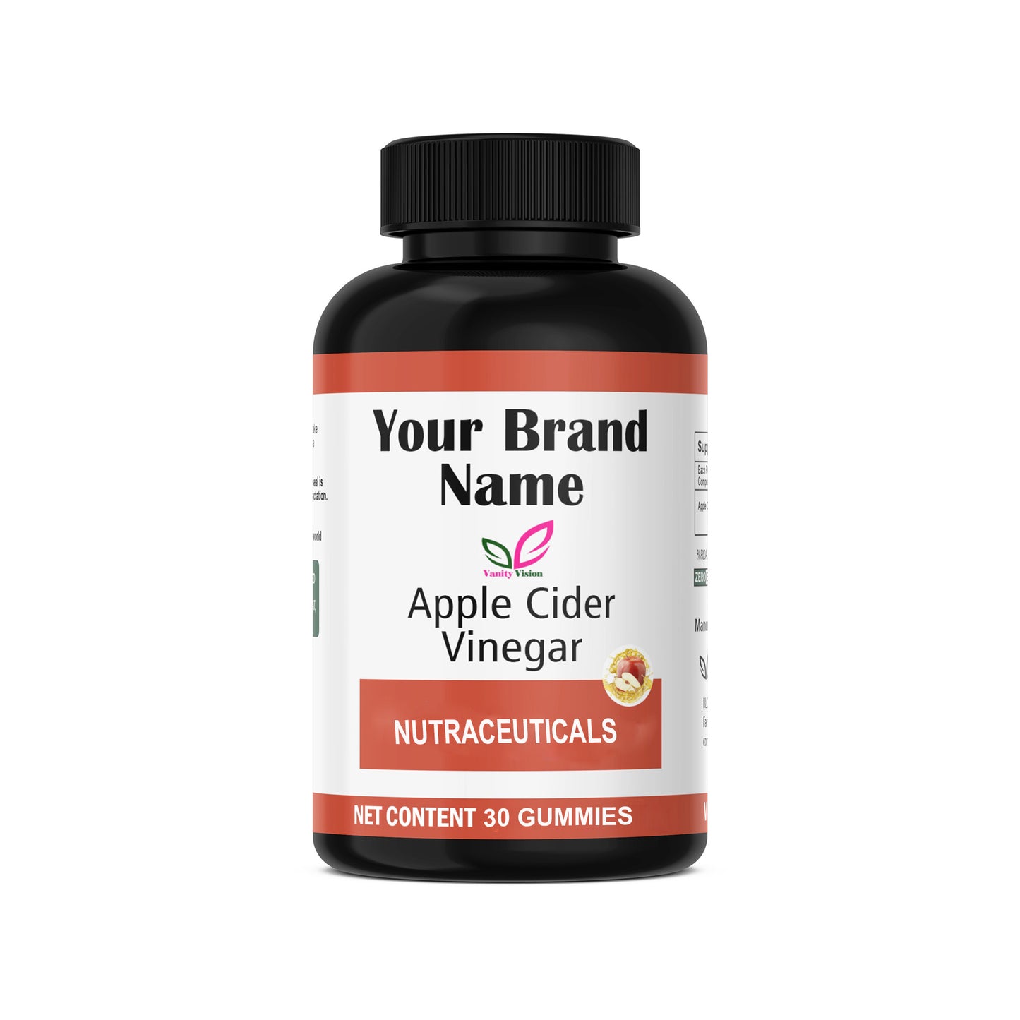 Apple Cider Vinegar Gummies | Private Label | Custom Formula Packaging | Vanity Vision