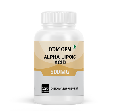 Alpha Lipoic Acid 500mg Capsules: Antioxidant-Rich Formula for General Wellness