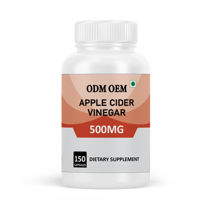 Apple Cider Vinegar 500mg Capsules – Natural Detox, Digestive Support, and Healthy Metabolism