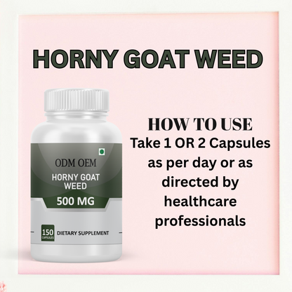 Horny Goat Weed 500mg Capsules