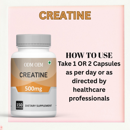 Creatine 500mg -150 capsules ina pack