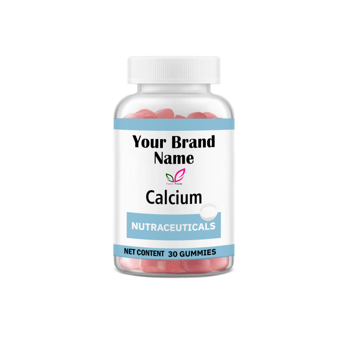 Calcium Bone Support Gummies – 30 Count Vanity Vision | Private Label Available