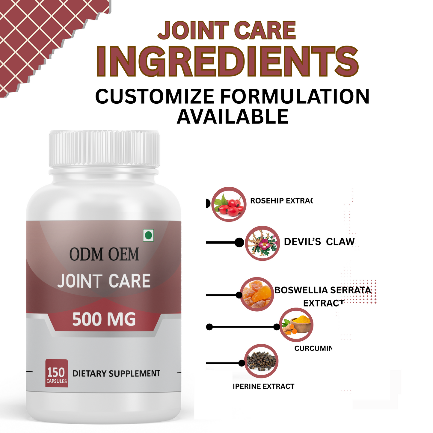 Joint Care 500mg Capsules – Advanced Support for Joint Health, Flexibility, and Comfort