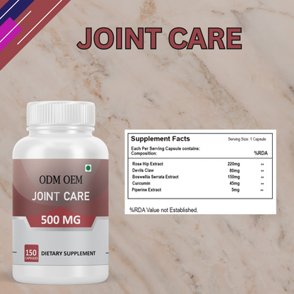Joint Care 500mg Capsules – Advanced Support for Joint Health, Flexibility, and Comfort