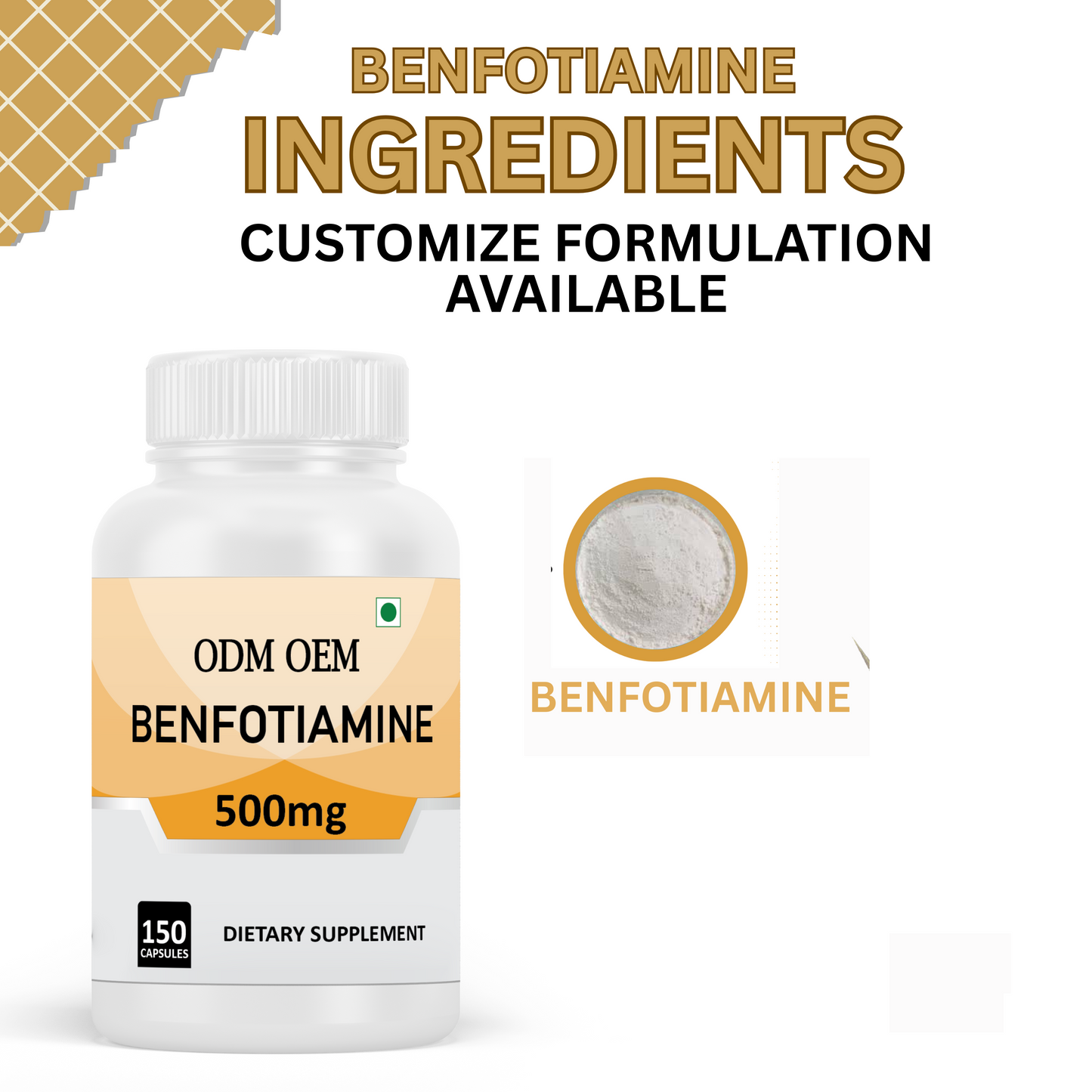Benfotiamine 300mg Capsules- Advanced Support for Nerve and Metabolic Health