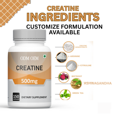 Creatine 500mg -150 capsules ina pack