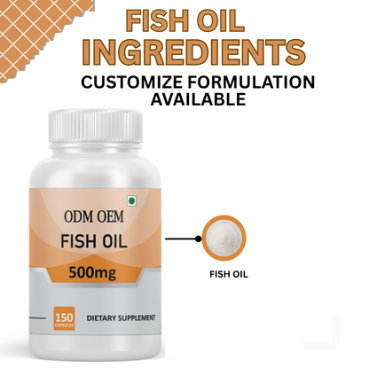 Fish Oil 1000mg Capsules – Premium Omega-3 for Heart, Brain, and Joint Health