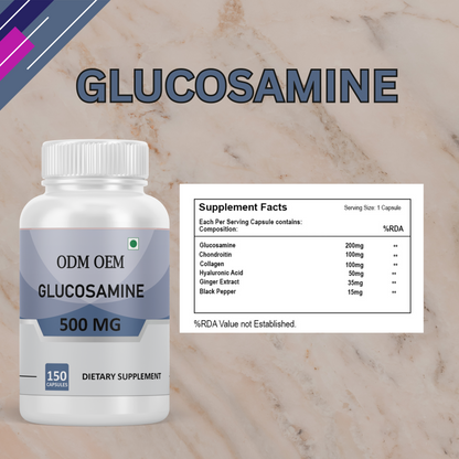 Glucosamine 500mg - Joint Support Supplement