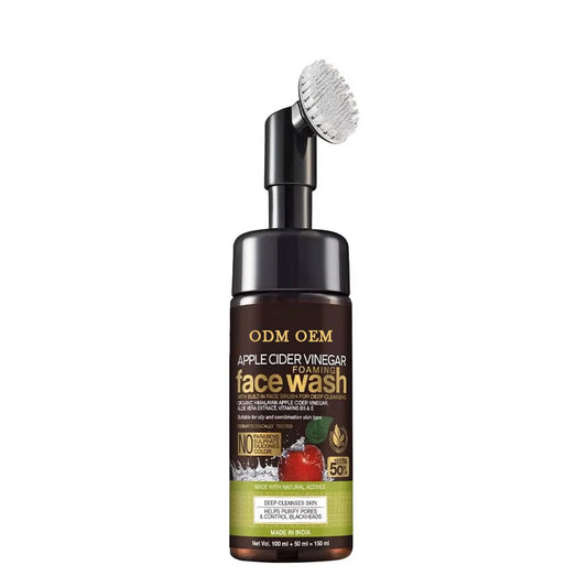 Apple Cider Vinegar Foaming Face Wash ODM OEM|Vanity Vision