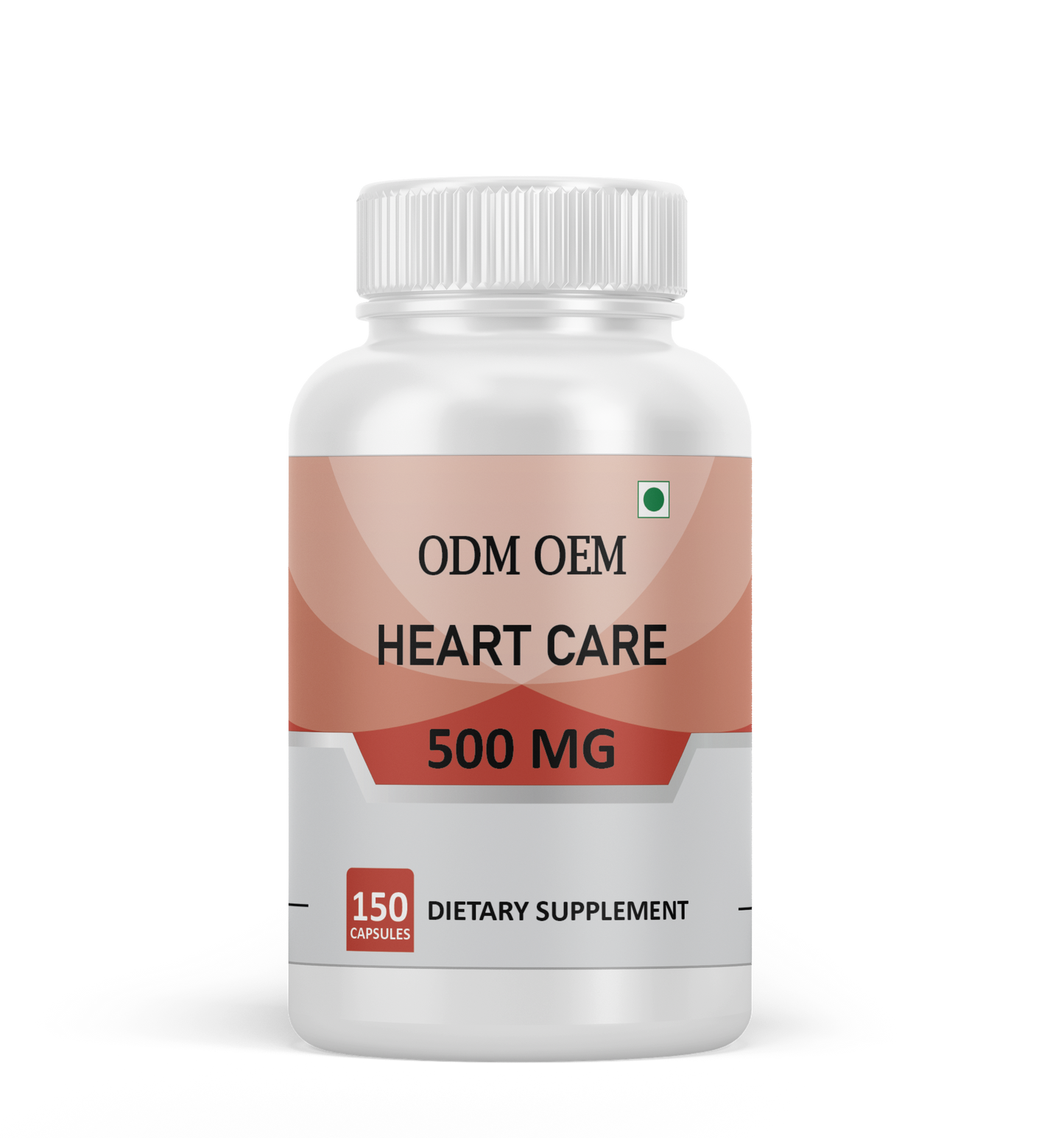 Heart Care 500mg Capsules –for Cardiovascular Health, Circulation, and Heart Function