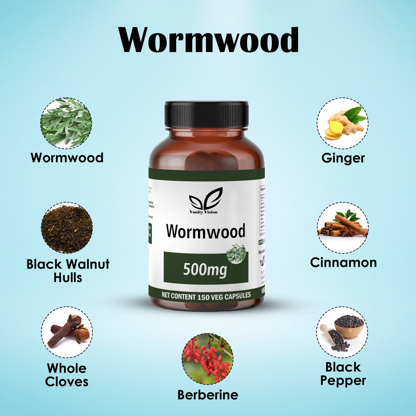 Wormwood 500mg Capsules: A Natural Remedy for Digestive Health and Detoxification