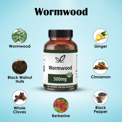 Wormwood 500mg Capsules: A Natural Remedy for Digestive Health and Detoxification