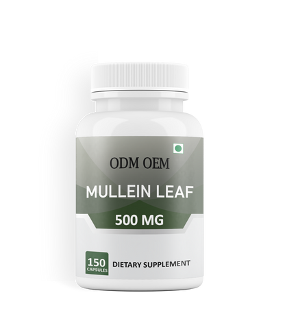 Mullein Leaf 500mg 150 Capsules – Supports Respiratory Health & Immune Function