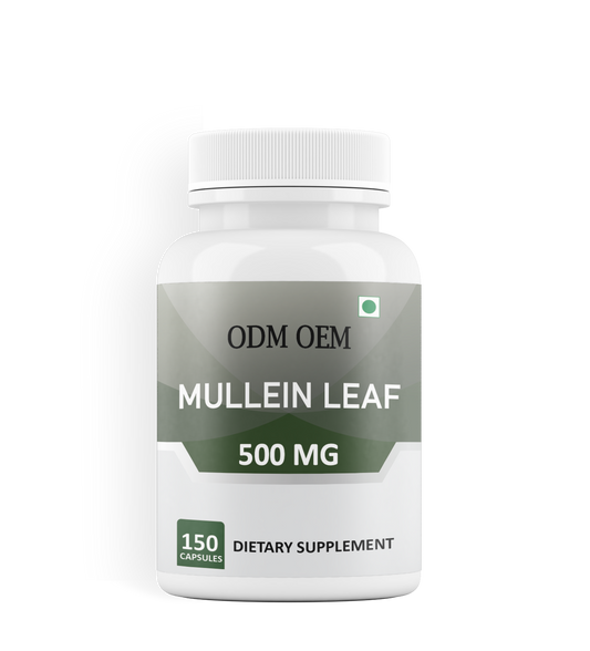 Mullein Leaf 500mg 150 Capsules – Supports Respiratory Health & Immune Function