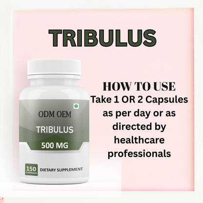 Tribulus 500mg Capsules: Boost Your Strength, Stamina, and Vitality Naturally