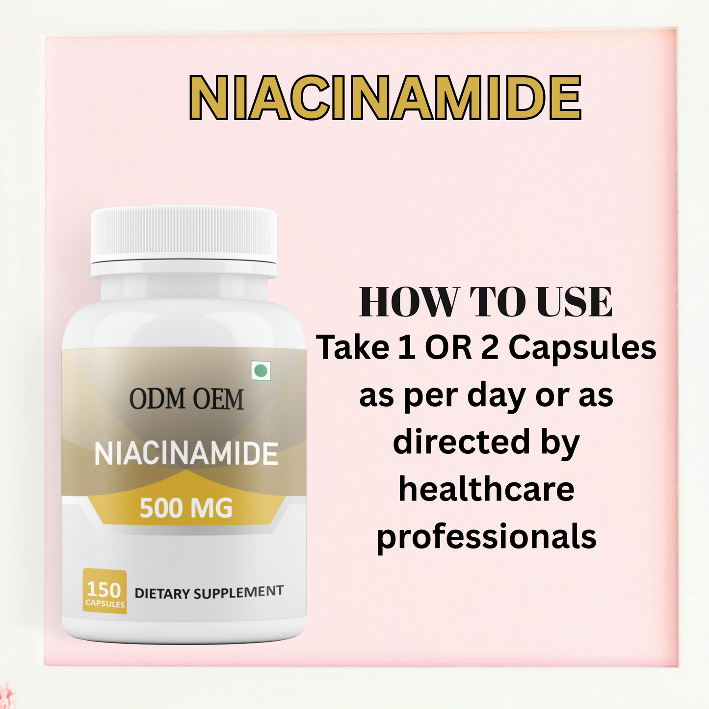 Niacinamide 500mg Capsules: A Natural Boost for Skin, Metabolism, and Overall Health