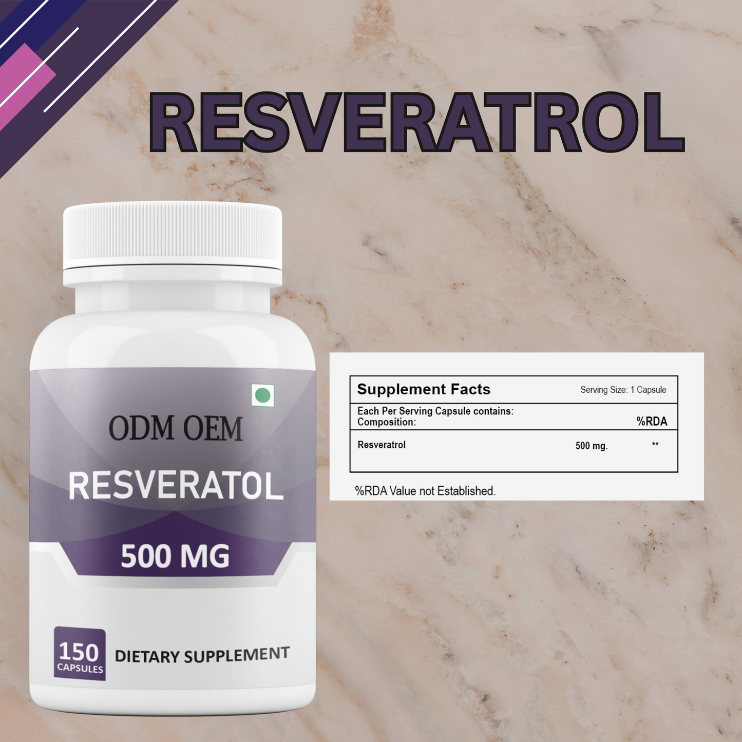 Resveratrol 500mg Capsules: Unlock the Power of Antioxidants for Better Health