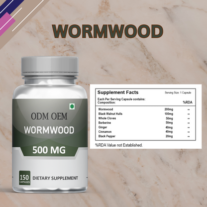 Wormwood 500mg Capsules: A Natural Remedy for Digestive Health and Detoxification
