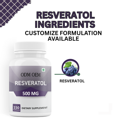 Resveratrol 500mg Capsules: Unlock the Power of Antioxidants for Better Health