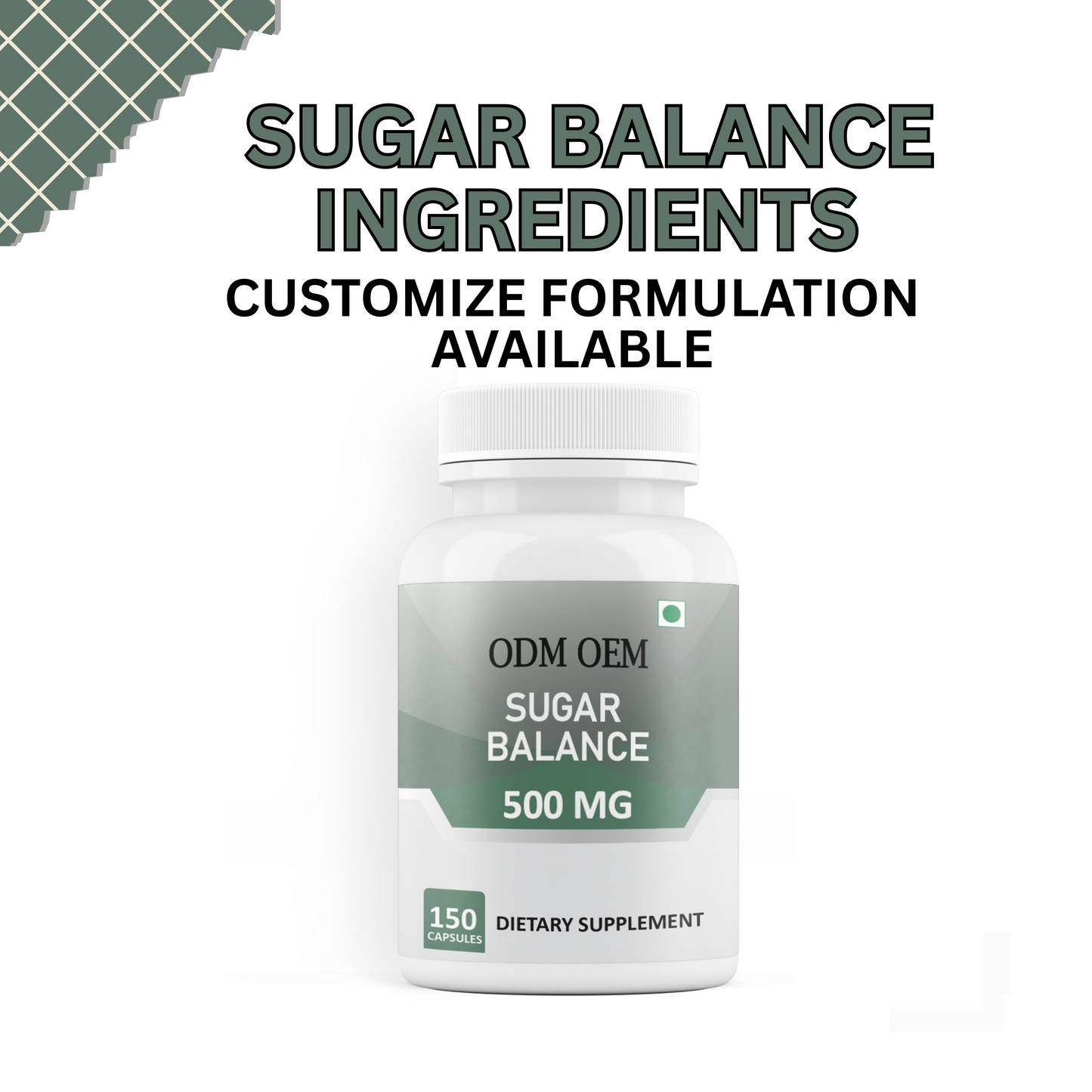 Sugar Balance 500mg Capsules: A Natural Approach to Healthy Blood Sugar Levels