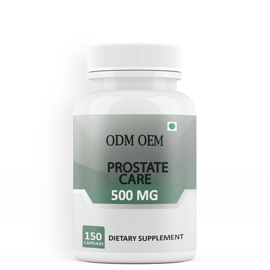Prostate Care Capsules Third Party Manufacturing Available