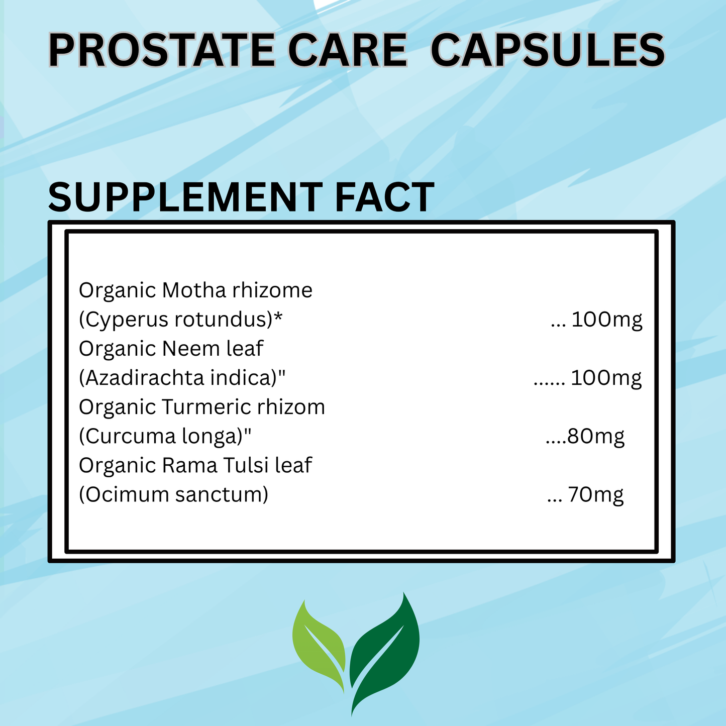 Prostate Care Capsules Third Party Manufacturing Available