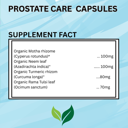 Prostate Care Capsules Third Party Manufacturing Available