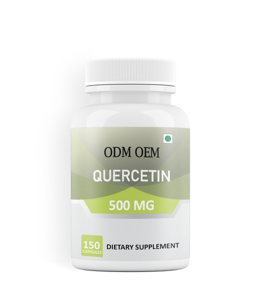 Quercetin 500mg Capsules – Powerful Antioxidant Support for Immune Health, Inflammation, and Seasonal Wellness