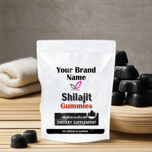 Shilajit Gummies 45 Count | Vitality & Energy Support | Private Label | Vanity Vision