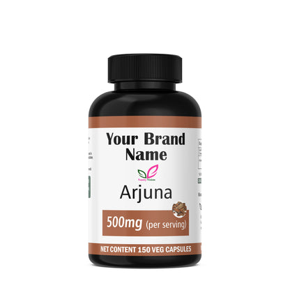Arjuna 500mg Capsules – Natural Heart Health Supplement for Circulation, Blood Pressure, and Cardiovascular Support