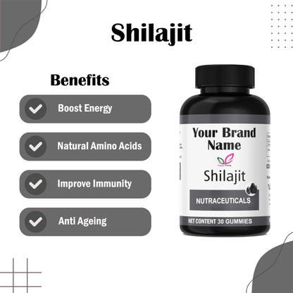 Shilajit Gummies 30 Count | Energy Stamina Support | Vanity Vision