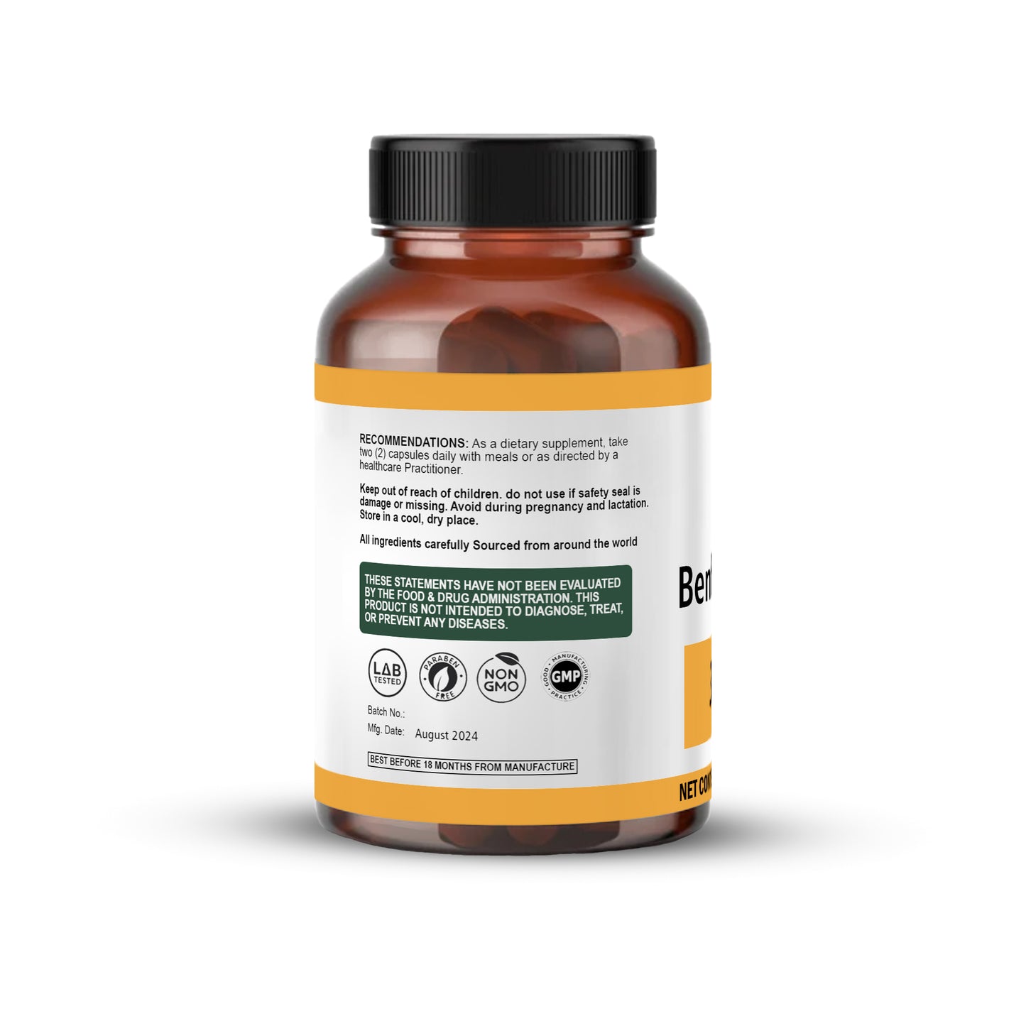 Benfotiamine 300mg Capsules- Advanced Support for Nerve and Metabolic Health
