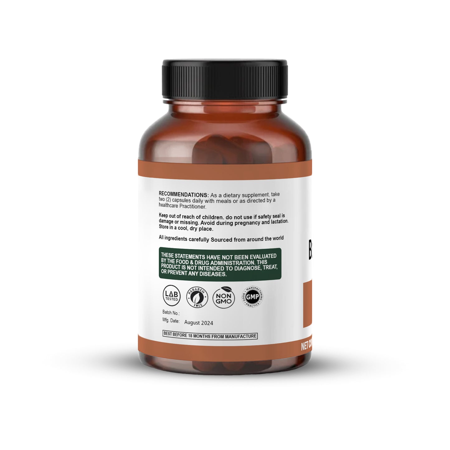 Boswellia 500mg Capsules: Herbal Supplement for Joint Health and Wellness
