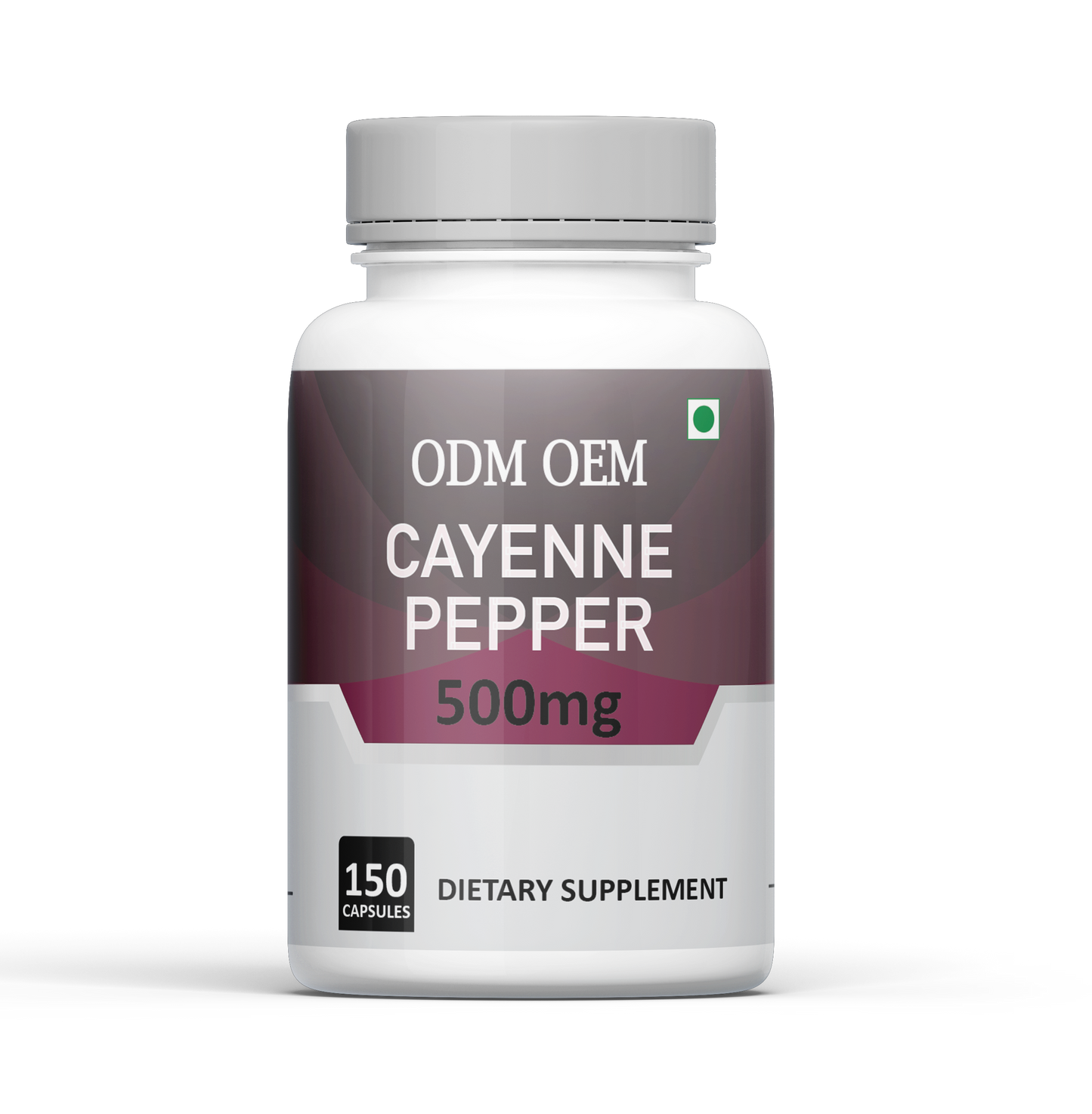 Cayenne Pepper 500mg Capsules – Natural Metabolism Booster, Digestive Support, and Circulatory Health