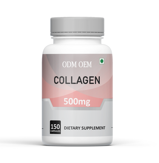 Collagen 500mg Capsules- Premium Supplement for Skin, Hair, Nails, and Joint Health