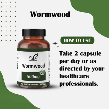 Wormwood 500mg Capsules: A Natural Remedy for Digestive Health and Detoxification