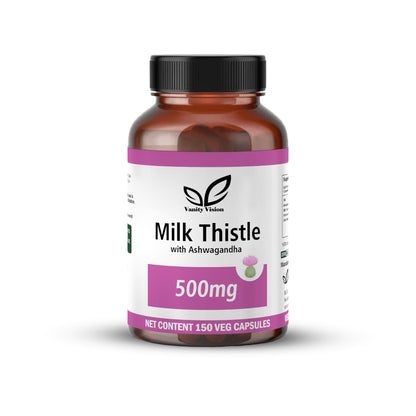 Milk Thistle 500mg - Standardized Extract for Liver Support, 150 Capsules