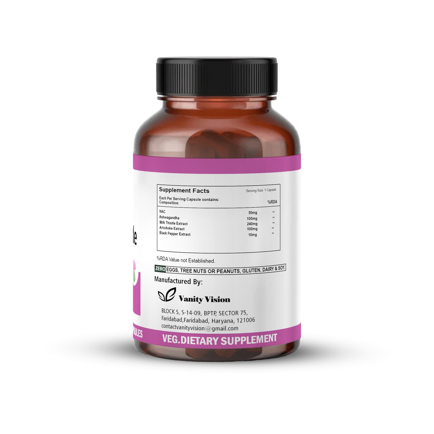 Milk Thistle 500mg - Standardized Extract for Liver Support, 150 Capsules