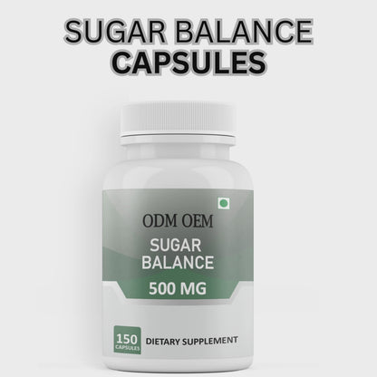 Sugar Balance 500mg Capsules: A Natural Approach to Healthy Blood Sugar Levels