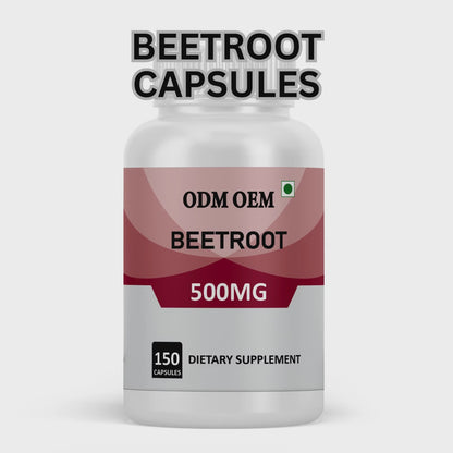 Beetroot 500mg Capsules: A Natural Source of Nutrients for Overall Wellness