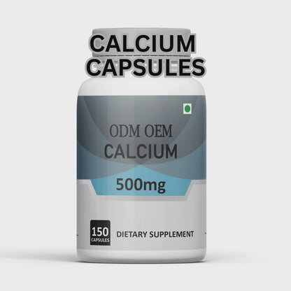 Calcium 500mg Capsules: Essential Mineral for Bone Health and General Wellness