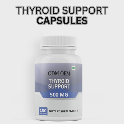 Thyroid Support 500mg Capsules: Nourish Your Thyroid, Boost Your Health